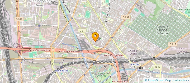 localisation de l'entreprise SUCCES STYLE à AUBERVILLIERS