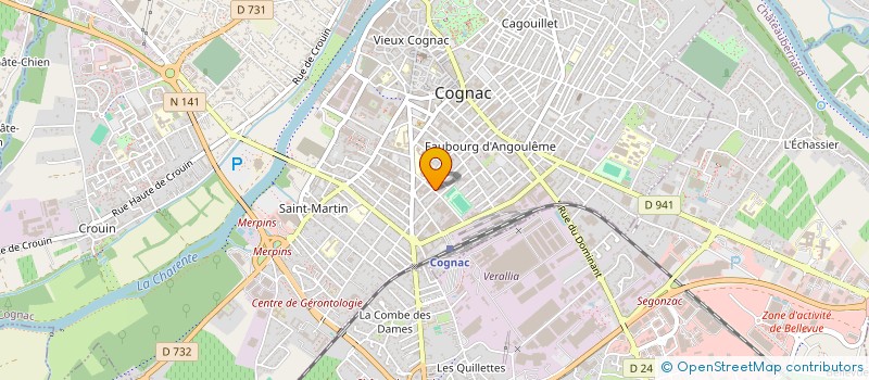 localisation de l'entreprise SUCCESS&CO COGNAC à COGNAC