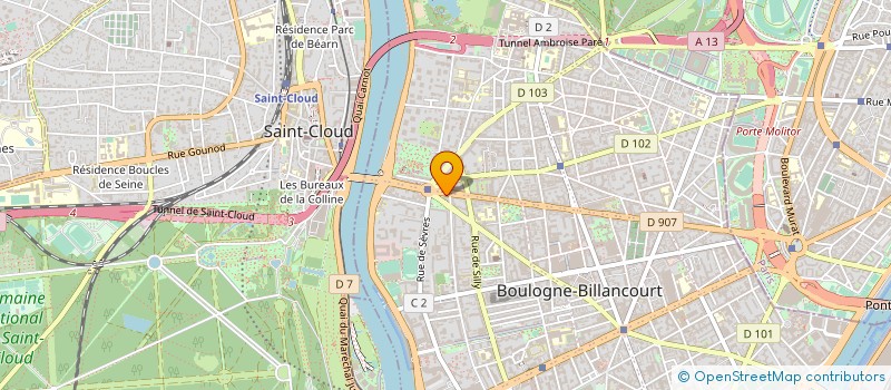 localisation de l'entreprise SUCCESS FORMATION à BOULOGNE-BILLANCOURT