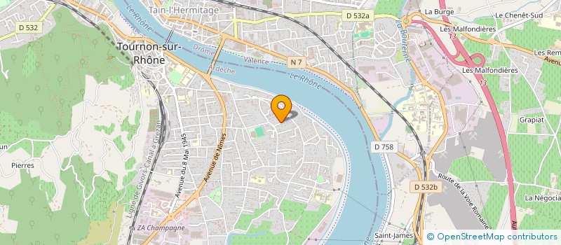 localisation de l'entreprise SUCCESS ILP à TOURNON-SUR-RHONE