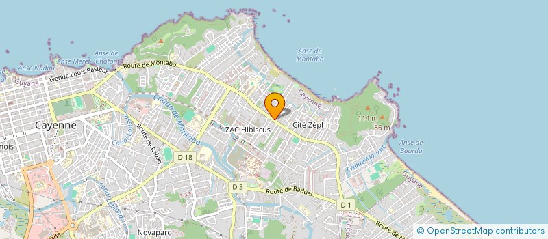 localisation de l'entreprise SUCCESS PRO  CAYENNE