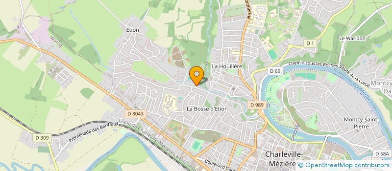 localisation de l'entreprise SUCCESSEURS ET FILS DE PAUL MOREAU à CHARLEVILLE MEZIERES