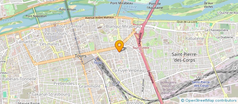 localisation de l'entreprise SUCCESSION A LERIVEREND  TOURS