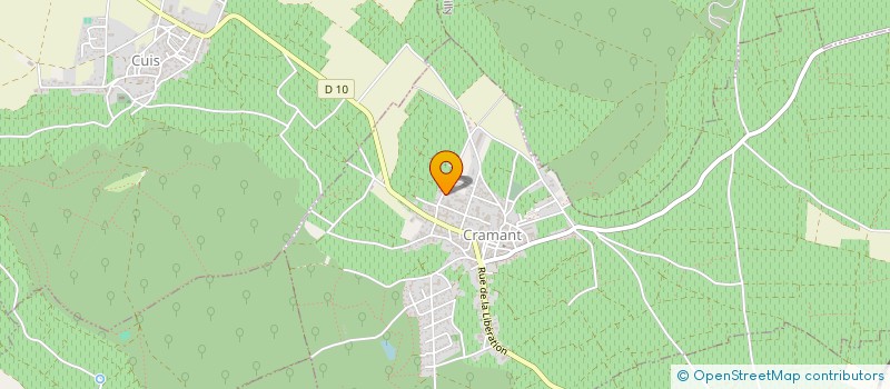 localisation de l'entreprise SUCCESSION BAUCHET ROBERT à CRAMANT