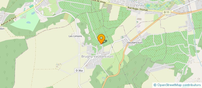 localisation de l'entreprise SUCCESSION BOUGE JUNIET MARTINE  BRUGNY-VAUDANCOURT