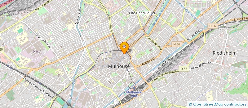 localisation de l'entreprise SUCCESSION DE FEU MME JEANNE REIBEL à MULHOUSE