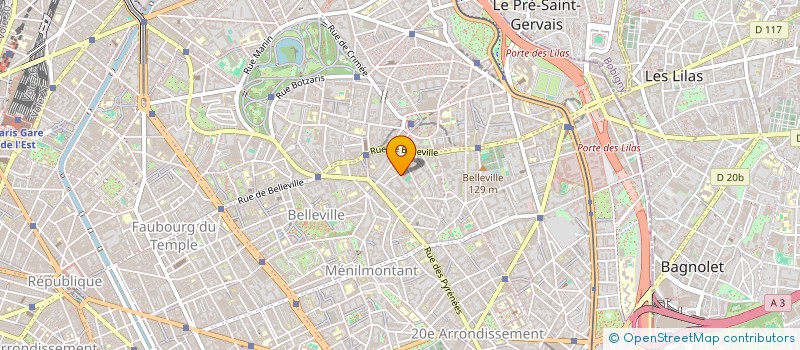 localisation de l'entreprise SUCCESSION DE MADAME VIDAL à PARIS
