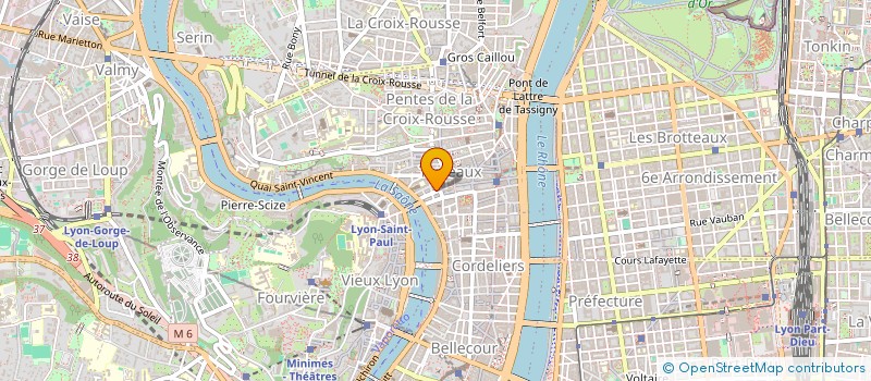 localisation de l'entreprise SUCCESSION DE MME MARTIN BADIN  LYON