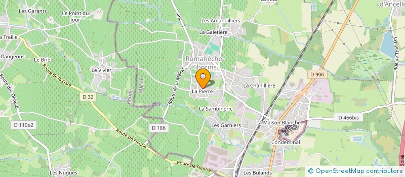 localisation de l'entreprise SUCCESSION DIJOL MARCEL à ROMANECHE-THORINS