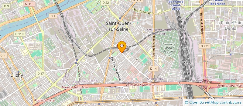 localisation de l'entreprise SUCCESSION FERMIGIER ARSENE à SAINT-OUEN-SUR-SEINE