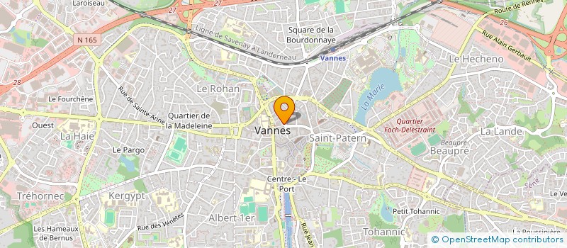 localisation de l'entreprise SUCCESSION FOUCAUD  VANNES