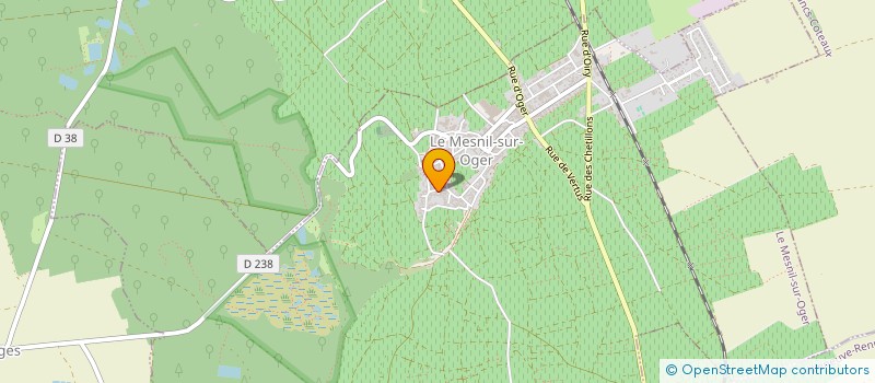 localisation de l'entreprise SUCCESSION FRAPART HELENE  LE MESNIL-SUR-OGER