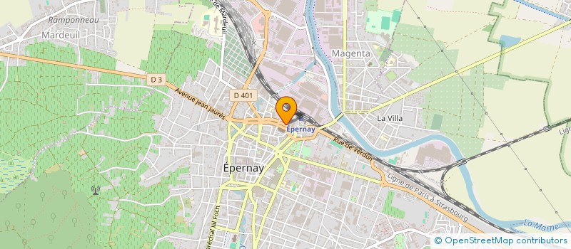 localisation de l'entreprise SUCCESSION HELIOT RENE  EPERNAY