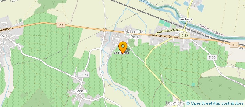 localisation de l'entreprise SUCCESSION JOBERT ALFRED  MAREUIL-LE-PORT