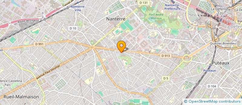 localisation de l'entreprise SUCCESSION KARGENTI JEAN à NANTERRE
