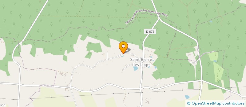 localisation de l'entreprise SUCCESSION LERICHE à SAINT PIERRE-DES-LOGES