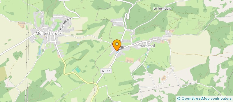 localisation de l'entreprise SUCCESSION LIGIER ETIENNE  CHAMESOL