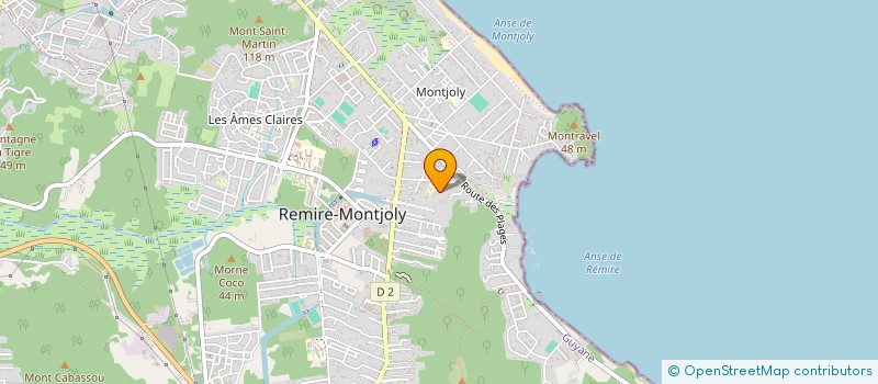 localisation de l'entreprise SUCCESSION LOUIS ET RENELISE TABLON  REMIRE-MONTJOLY