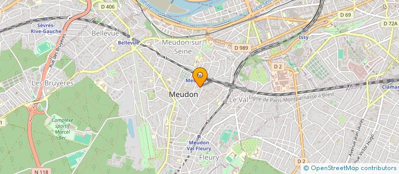 localisation de l'entreprise SUCCESSION LOUIS LEFEVRE à MEUDON