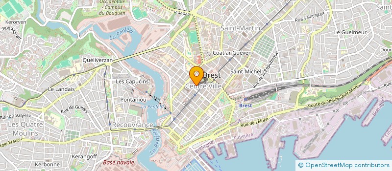 localisation de l'entreprise SUCCESSION LULLIEN FRANCOISE  BREST