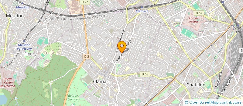 localisation de l'entreprise SUCCESSION MARIONNAUD BERNARD  CLAMART