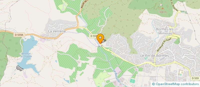 localisation de l'entreprise SUCCESSION MELONI ARMAND à BORMES-LES-MIMOSAS