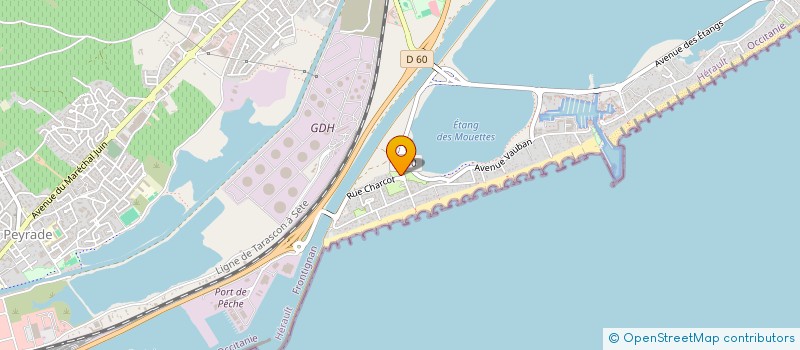 localisation de l'entreprise SUCCESSION MOULINIER à FRONTIGNAN