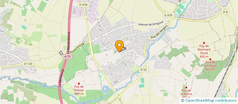 localisation de l'entreprise SUCCESSION PATRICK LESPRIT  ORCET