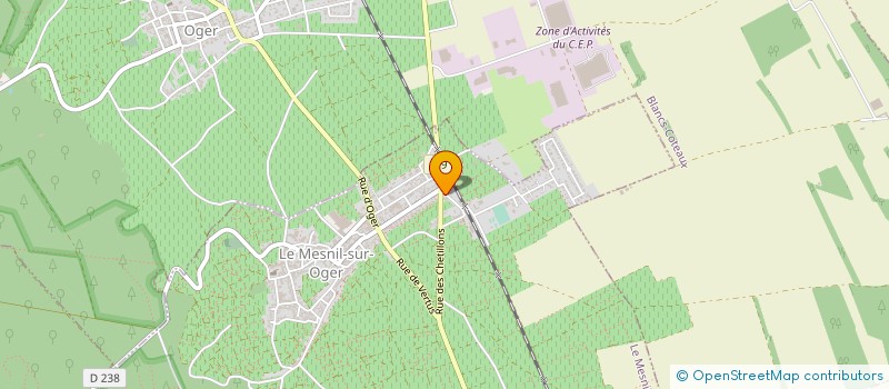 localisation de l'entreprise SUCCESSION PETIT RAYMOND  LE MESNIL-SUR-OGER