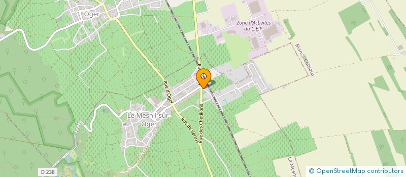 localisation de l'entreprise SUCCESSION PIENNE JOSETTE  LE MESNIL-SUR-OGER