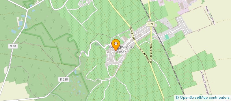 localisation de l'entreprise SUCCESSION PITOIS JEAN  LE MESNIL-SUR-OGER