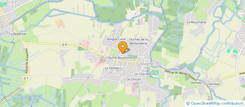 localisation de l'entreprise SUCCESSION PLISSON à MAGNE