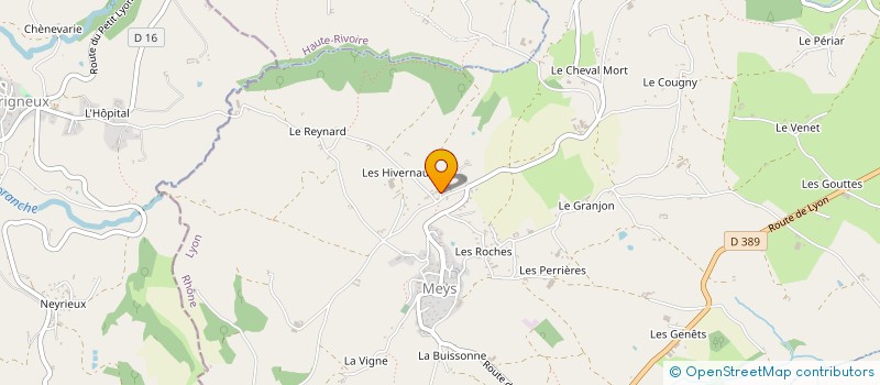 localisation de l'entreprise SUCCESSION RIVOIRE  MONTROMANT