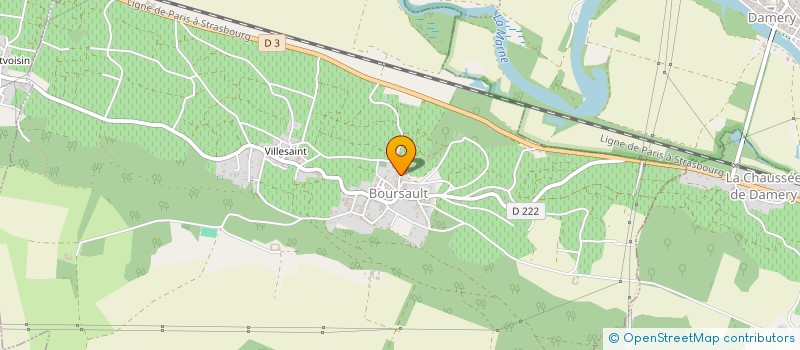 localisation de l'entreprise SUCCESSION ROBERT BENARD  BOURSAULT