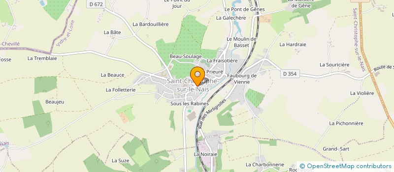 localisation de l'entreprise SUCCESSION ROBOUAM LUCIEN à SAINT-CHRISTOPHE-SUR-LE-NAIS