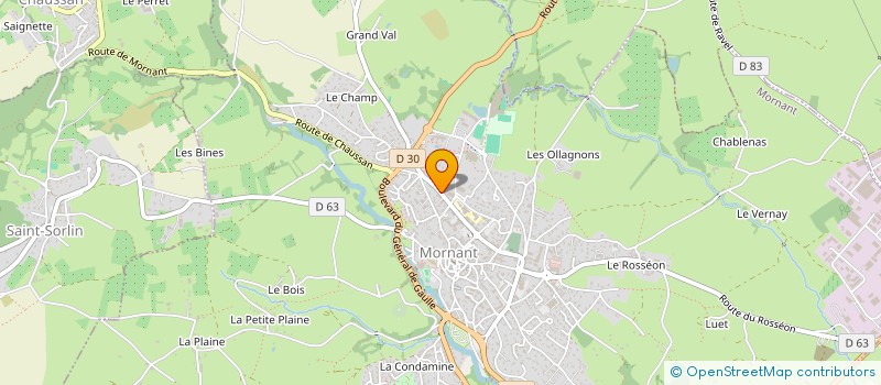 localisation de l'entreprise SUCCESSION SEON ELISE  MORNANT