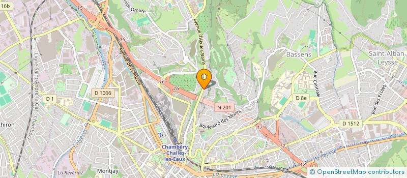 localisation de l'entreprise SUCCUBE à CHAMBERY