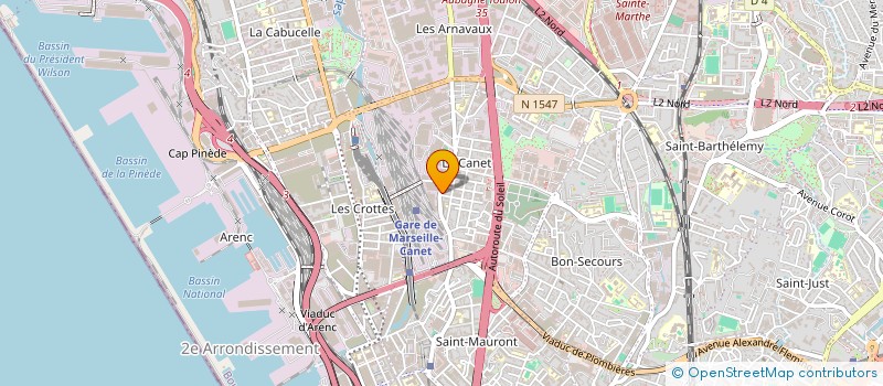 localisation de l'entreprise SUCDIS à MARSEILLE