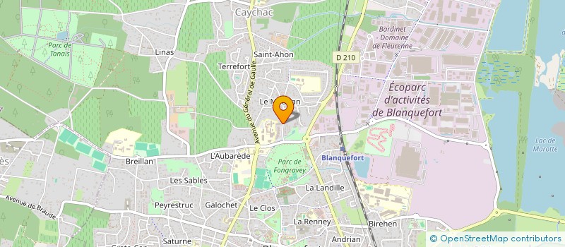 localisation de l'entreprise SUCE POUCE à BLANQUEFORT