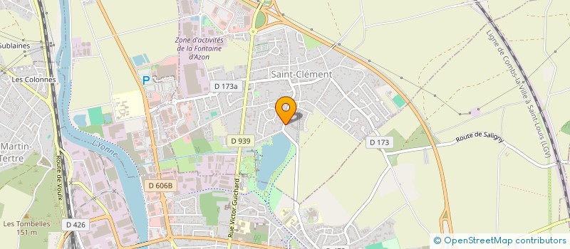 localisation de l'entreprise SUCE POUCE  SAINT-CLEMENT