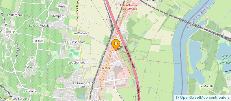 localisation de l'entreprise SUCHOTEL à CHAINTRE