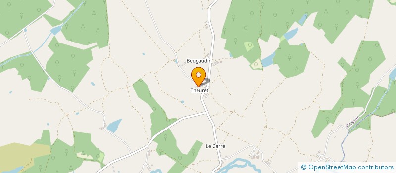localisation de l'entreprise SUCRE & CAROTTES à PRISSAC