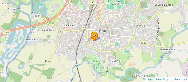localisation de l'entreprise SUCRE D'OR à BRUZ