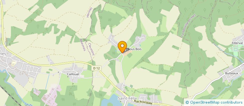 localisation de l'entreprise SUCRE FAIM  SAINT-FELIX