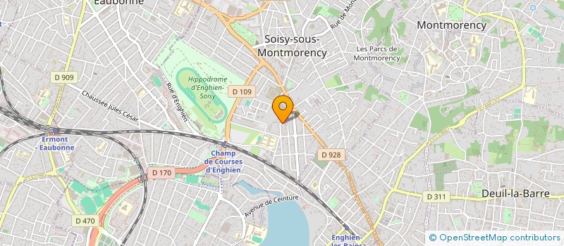 localisation de l'entreprise SUCRE SALE  SOISY-SOUS-MONTMORENCY