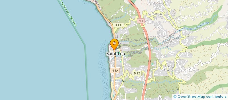 localisation de l'entreprise SUCRE SALE  SAINT-LEU