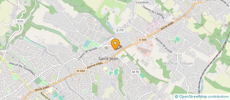 localisation de l'entreprise SUCRE SALE à SAINT-JEAN