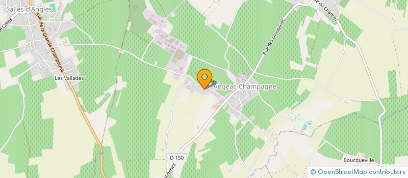 localisation de l'entreprise SUCRE-SALE à ANGEAC-CHAMPAGNE