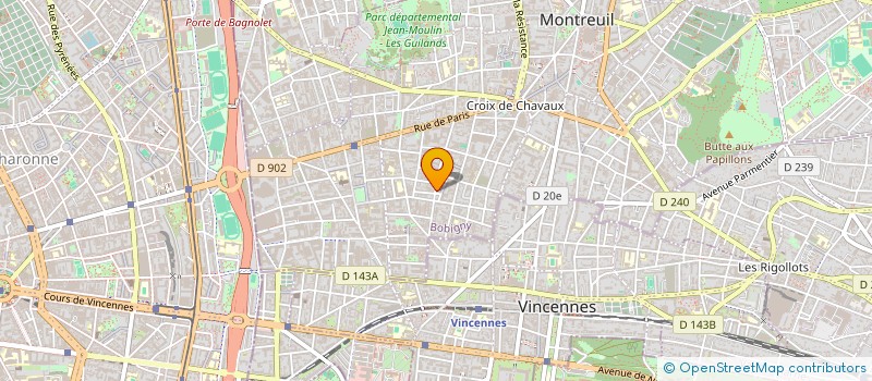 localisation de l'entreprise SUCRE SALE à MONTREUIL