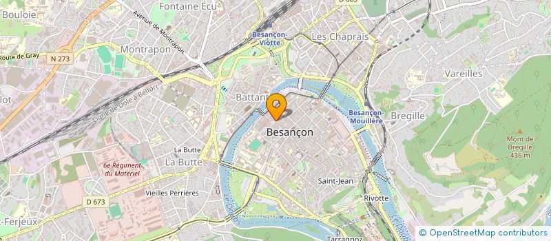 localisation de l'entreprise SUCRE SALE à BESANCON